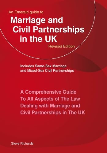 Beispielbild fr An Emerald Guide to Marriage and Civil Partnerships in the UK zum Verkauf von Blackwell's