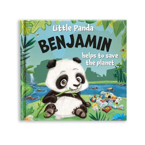 Imagen de archivo de Personalised Children's Storybook - Little Panda Helps to Save the Planet (Benjamin) a la venta por AwesomeBooks