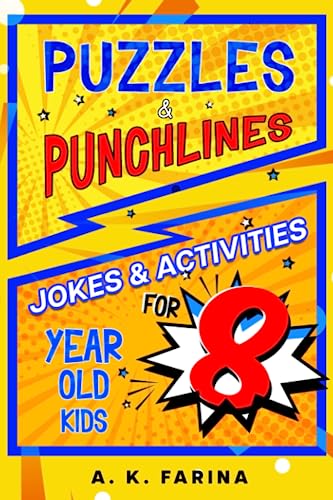 Beispielbild fr Puzzles & Punchlines: Jokes & Activities for 8 Year Old Kids zum Verkauf von WorldofBooks