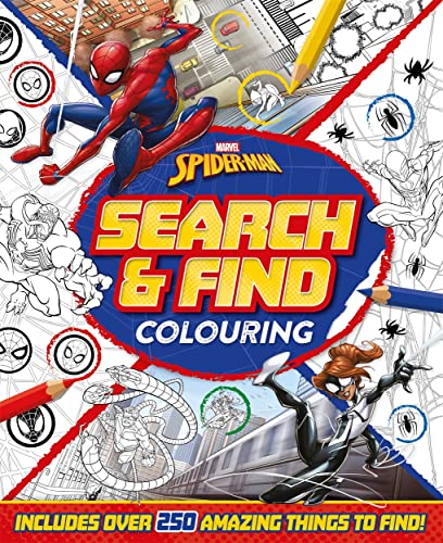 9781803684536: Marvel Spider-Man: Search & Find Colouring