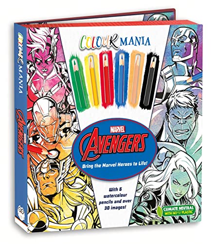 9781803684680: Marvel: Avengers (Colouring Book and Pencil Set)