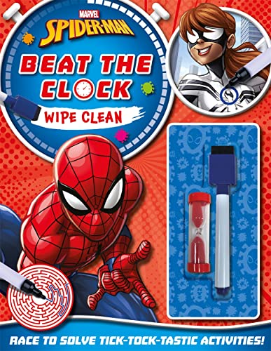 9781803686615: Marvel Spider-Man: Beat the Clock Wipe Clean (Timed Activities for Kids)