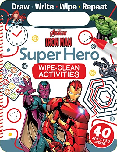 Beispielbild fr Marvel Avengers Iron Man: Super Hero Wipe-Clean Activities zum Verkauf von WorldofBooks