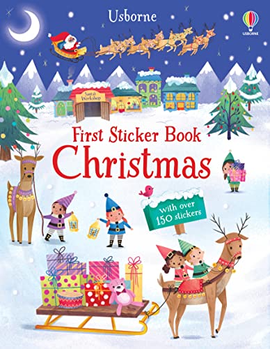 Beispielbild fr First Sticker Book Christmas (First Sticker Books): A Christmas Sticker Book for Children zum Verkauf von WorldofBooks
