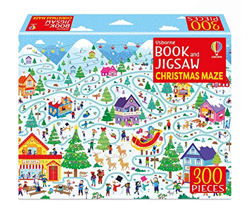 Beispielbild fr Usborne Book and Jigsaw Christmas Maze zum Verkauf von WorldofBooks