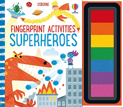Imagen de archivo de Fingerprint Activities Superheroes a la venta por GreatBookPrices