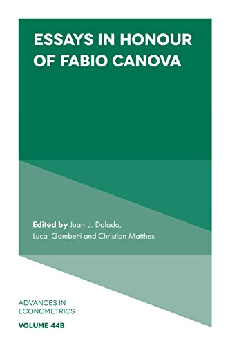 Imagen de archivo de Essays in Honour of Fabio Canova a la venta por Blackwell's