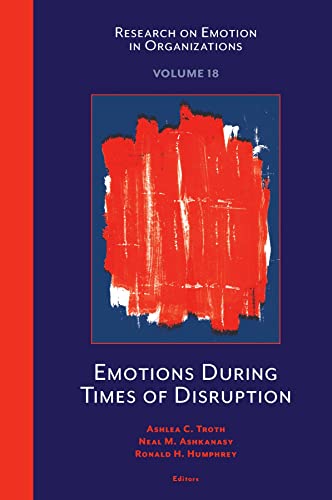 Stock image for Emotions During Times of Disruption for sale by Blackwell's