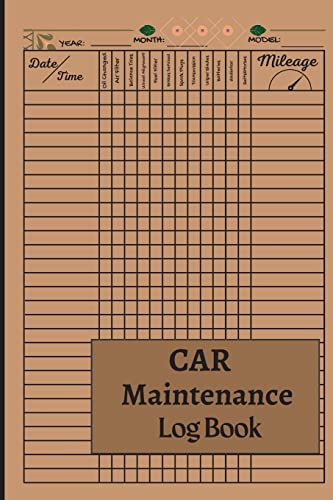 Beispielbild fr Car Maintenance Log Book: Car Repair Journal / Automotive Service Record Book Ideal Vehicle Maintenance Log Book, Car Repair Journal, Oil Change zum Verkauf von Buchpark