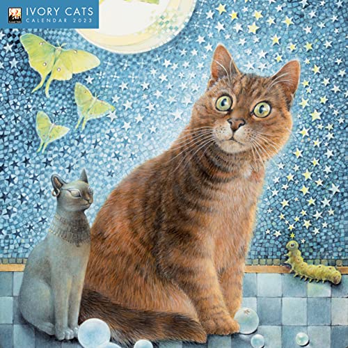 Beispielbild fr Ivory Cats by Lesley Anne Ivory Wall Calendar 2023 (Art Calendar) zum Verkauf von WorldofBooks