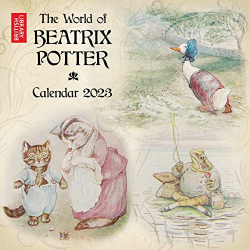 Stock image for British Library: Beatrix Potter Wall Calendar 2023 (Art Calendar): Original Flame Tree Publishing-Kalender [Kalender] for sale by Revaluation Books