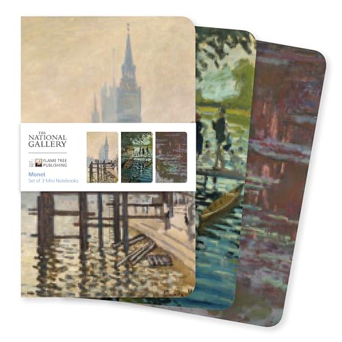 9781804173053: National Gallery- Monet Set of 3 Mini Notebooks