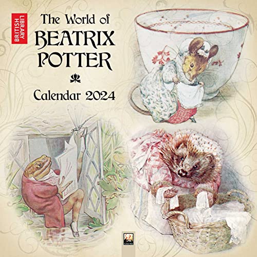 Stock image for British Library: Beatrix Potter Wall Calendar 2024 (Art Calendar) for sale by GF Books, Inc.