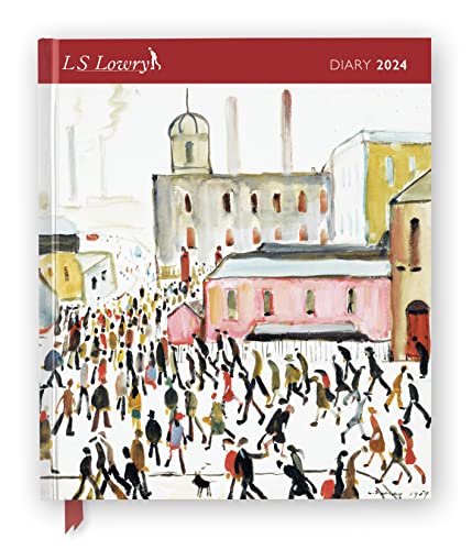 9781804174920: L.S. Lowry 2024 Desk Diary - Week to View, Illustrated on every page
