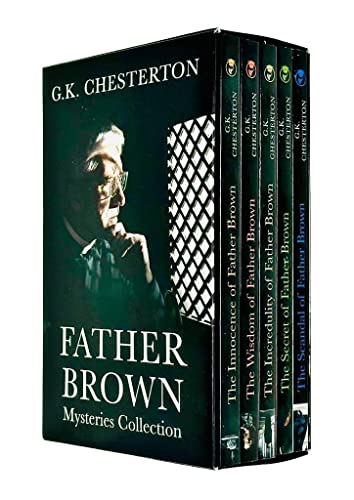 Imagen de archivo de Father Brown Mysteries Collection 5 Books Box Set By G.K Chesterton (Innocence, Wisdom, Incredulity, Secret & Scandal) a la venta por HPB-Blue