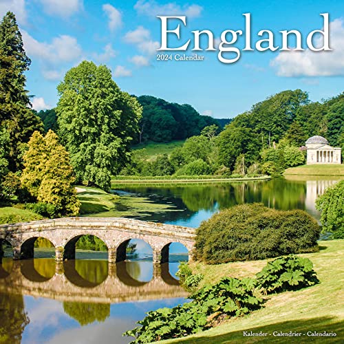 England 2024 - 16-Monatskalender :...
