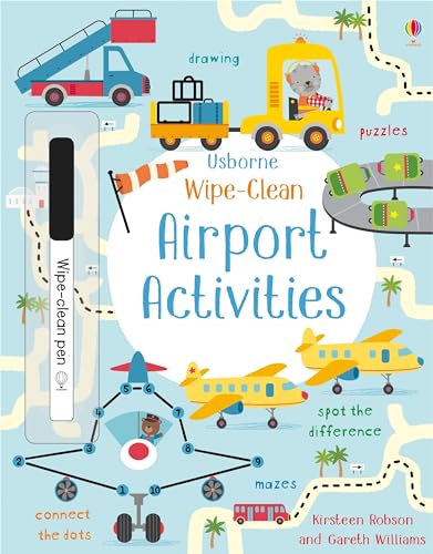 9781805070153: Wipe-Clean Airport Activities (Wipe-clean Activities)