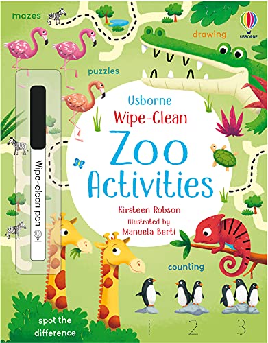 Stock image for Wipe-Clean Zoo Activities (Wipe-clean Activities) for sale by ZBK Books
