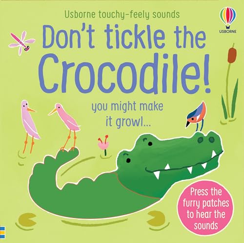 Imagen de archivo de Don't Tickle the Crocodile! (Touchy-feely sound books) [Board book] Taplin, Sam and Larranaga, Ana Martin a la venta por Lakeside Books