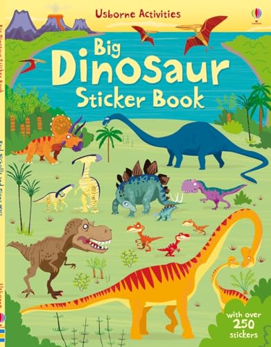 Beispielbild fr Big Dinosaur Sticker book (Sticker Books) [Paperback] Watt, Fiona and Nicholls, Paul zum Verkauf von Lakeside Books