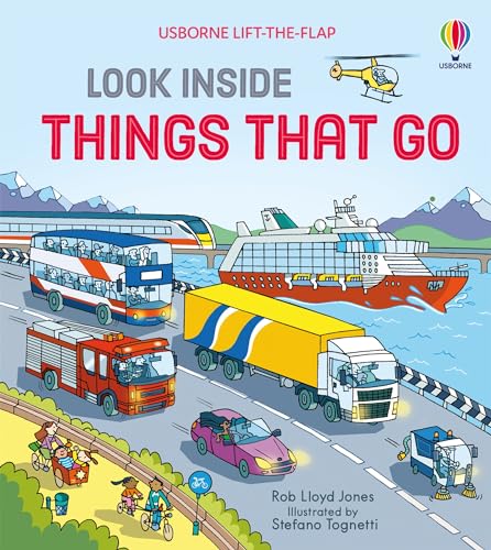 9781805071433: Look Inside Things That Go (Look Inside; Usborne Lift-The-Flap)