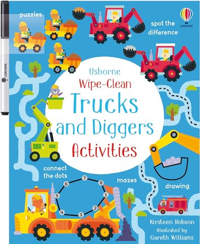 Beispielbild fr Wipe Clean Trucks And Diggers Activities zum Verkauf von Kennys Bookstore