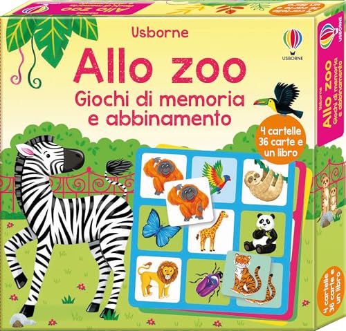 Beispielbild fr Allo zoo. Ediz. illustrata. Con 36 Carte (Giochi di memoria e abbinamento) zum Verkauf von libreriauniversitaria.it