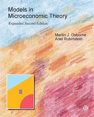 Imagen de archivo de Models in Microeconomic Theory: 'She' Edition a la venta por GreatBookPrices