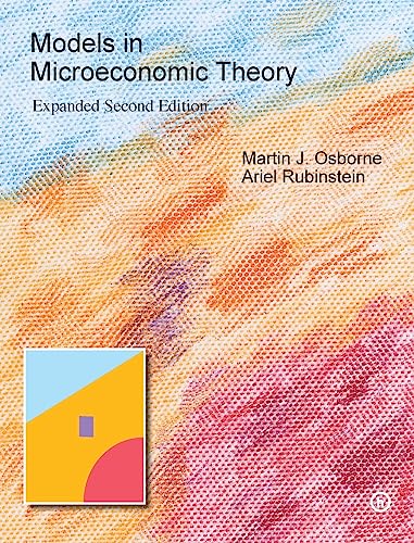 Stock image for Models in Microeconomic Theory: 'He' Edition for sale by GF Books, Inc.