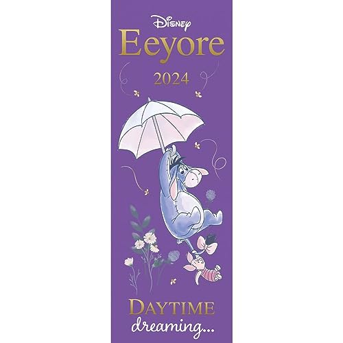 Disney Eeyore 2024 Calendar, Month To View Slim Wall Calendar, Official