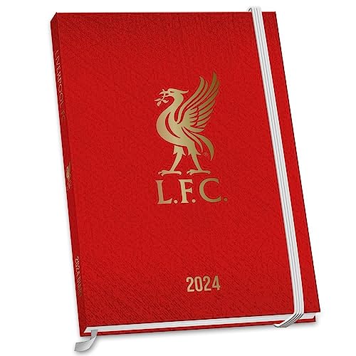 Beispielbild fr Liverpool FC 2024 Diary, Week To View A5 Size Diary, Official Product zum Verkauf von WorldofBooks