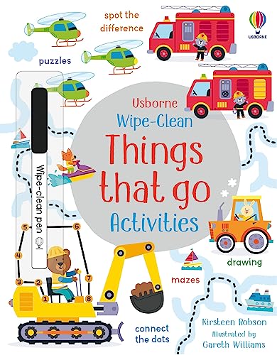 9781805316626: Wipe-Clean Things That Go Activities (Wipe-clean Activities)
