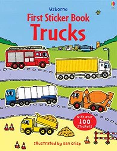 Imagen de archivo de First Sticker Book Trucks (First Sticker Books) a la venta por Red's Corner LLC