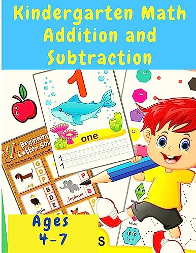 Beispielbild fr Kindergarten Math Workbook: Counting and Writing Numbers, Addition, Subtracting, Shapes, Patterns, Measurement, and Time for Classroom and Homeschool zum Verkauf von GreatBookPrices