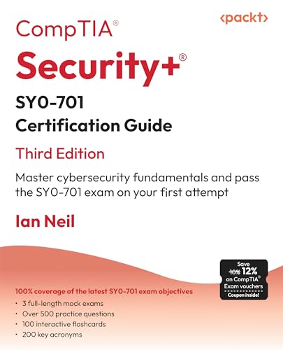 Immagine dell'editore per CompTIA Security+ SY0-701 Certification Guide (Paperback) venduto da CitiRetail