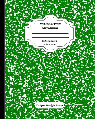 Imagen de archivo de Composition Notebook Green a la venta por PBShop.store US