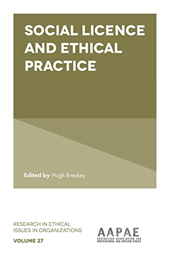Beispielbild fr Social Licence and Ethical Practice zum Verkauf von Blackwell's