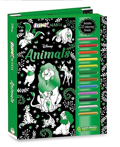 Beispielbild fr Disney: Animals (Art folder including 12 colouring pencils!) zum Verkauf von WorldofBooks