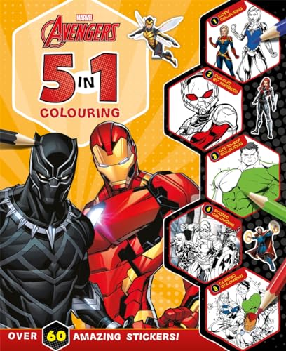 Beispielbild fr Marvel Avengers: 5 in 1 Colouring (Paperback) zum Verkauf von Grand Eagle Retail