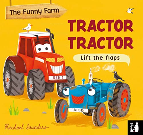 Stock image for Tractor Tractor: A lift-the-flap opposites book (Funny Farm) for sale by AwesomeBooks