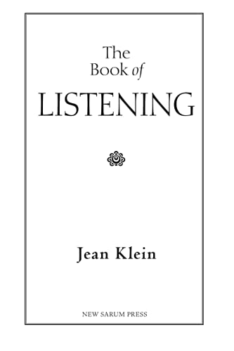 Imagen de archivo de The Book of Listening a la venta por GF Books, Inc.