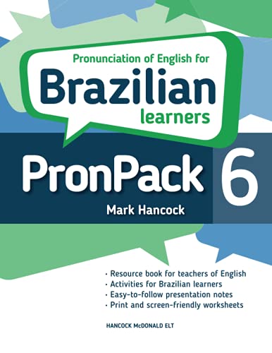 Imagen de archivo de PronPack 6: Pronunciation of English For Brazilian Learners a la venta por GF Books, Inc.