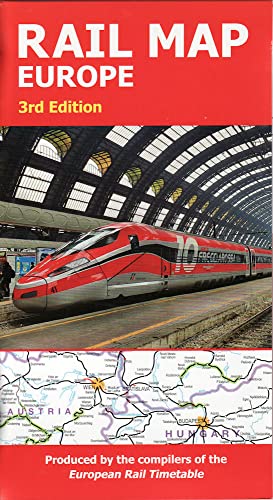 Beispielbild fr Rail Map Europe: 3rd Edition zum Verkauf von Monster Bookshop
