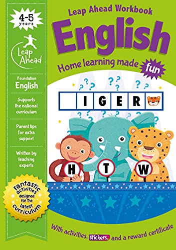 9781838523473: Leap Ahead: 4-5 Years English: Leap Ahead Workbook Expert (ENGLISH EDUCATIONAL BOOKS)