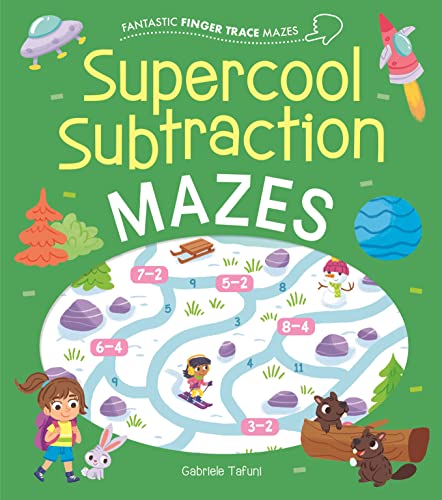 9781838571412: Fantastic Finger Trace Mazes: Supercool Subtraction Mazes