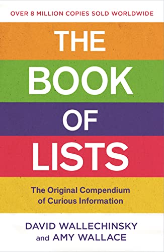 Stock image for The Book Of Lists: The Original Compendium of Curious Information for sale by Red's Corner LLC