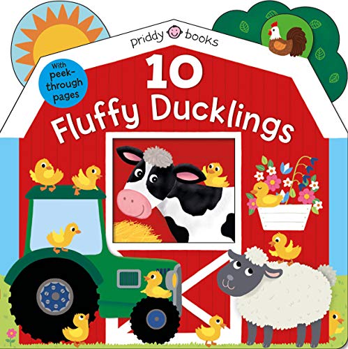 Beispielbild fr 10 Fluffy Ducklings (Tiny Tots Peep Through) zum Verkauf von WorldofBooks