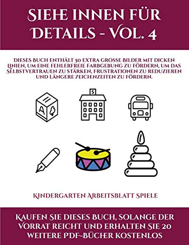 Beispielbild fr GER-KINDERGARTEN ARBEITSBLATT (Kindergarten Arbeitsblatt Spiele, Band 29) zum Verkauf von Buchpark