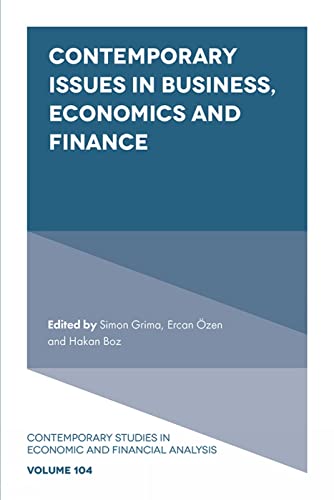 Imagen de archivo de Contemporary Issues in Business, Economics and Finance a la venta por Blackwell's