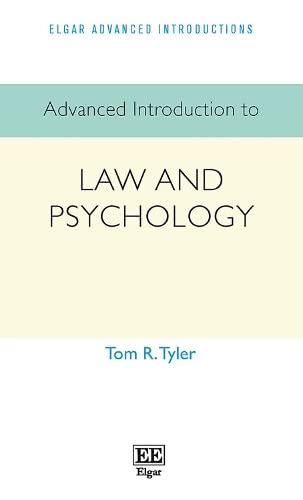 9781839109720: Advanced Introduction to Law and Psychology